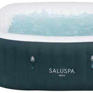 SaluSpa Ibiza AirJet Inflatable Hot Tub Spa 4-6 Person, Maximum Temperature of 104E F