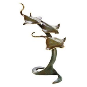SPI Brass Triple Stingrays Statue