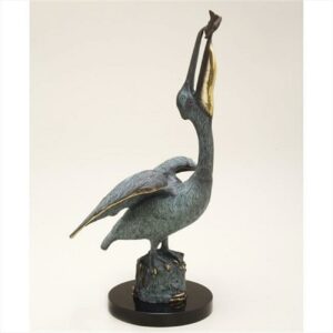 SPI Home Pelican Eating Fish Figurine