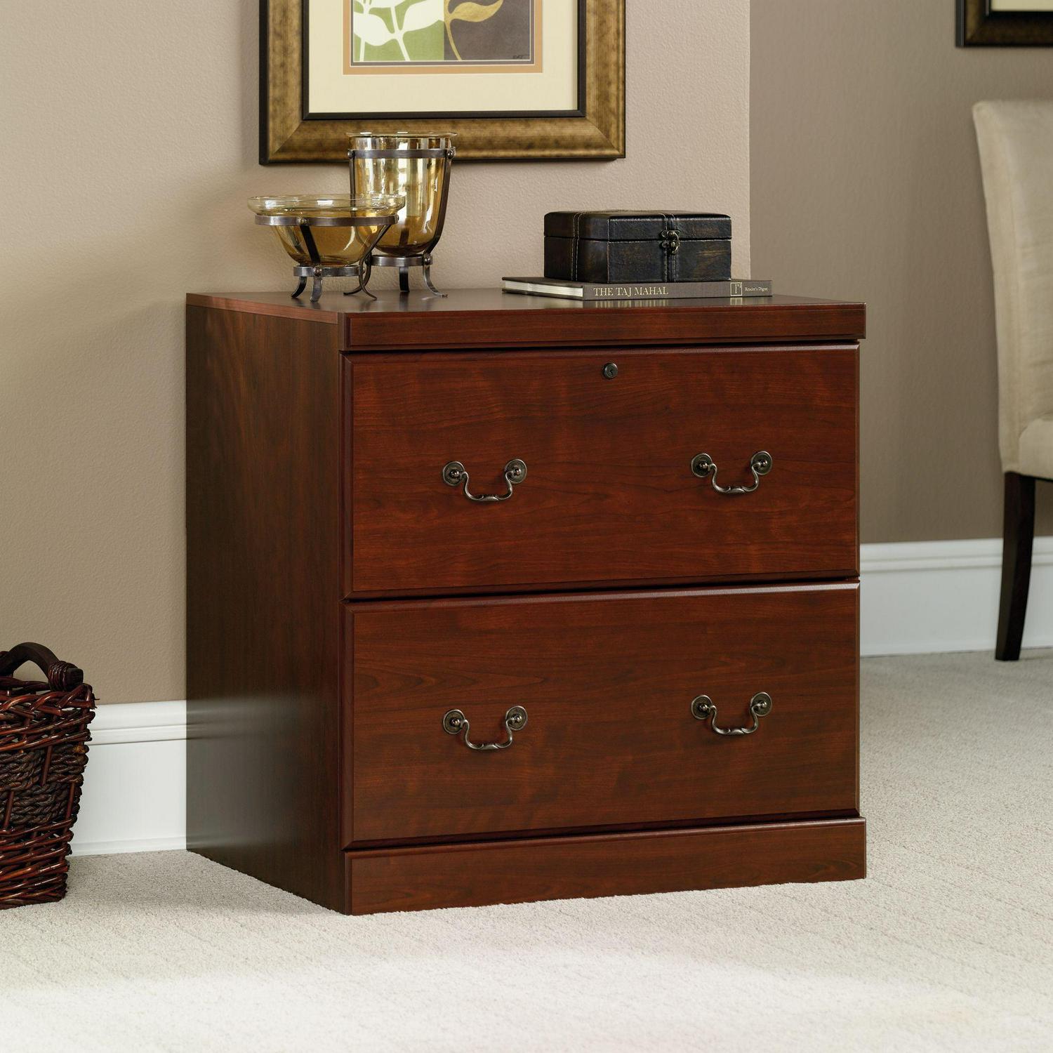 Sauder Heritage Hill 2 Drawer Lateral File Cabinet, Classic Cherry Finish