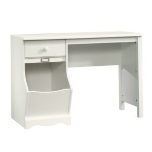 Sauder Pogo Desk in Soft White Finish