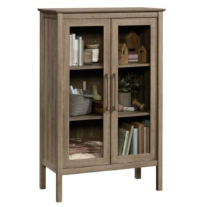 Sauder Anda Norr Display Cabinet, Sky Oak Finish