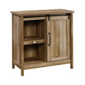 Sauder Adept Storage Accent Storage Cabinet, for TVs up to 39", Craftsman Oak Finish