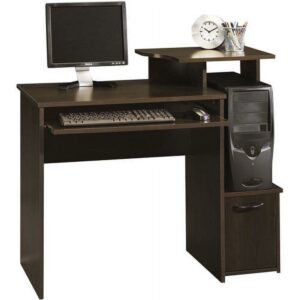 Sauder Beginnings Computer Desk, Cinnamon Cherry Finish