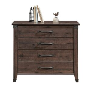 Sauder Carson Forge 2 Drawer Lateral File Cabinet, Coffee Oak Finish