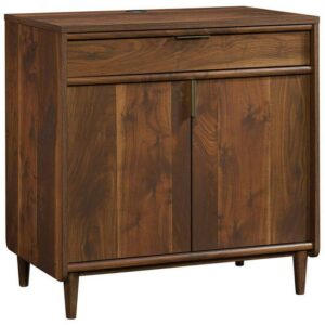 Sauder Clifford Place Engineered Wood Storage Cabinet in Grand Walnut