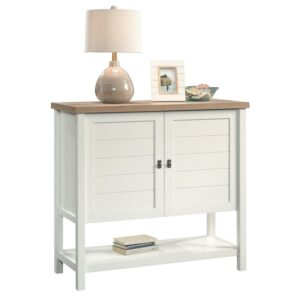 Sauder Cottage Road Storage Cabinet, Soft White Finish