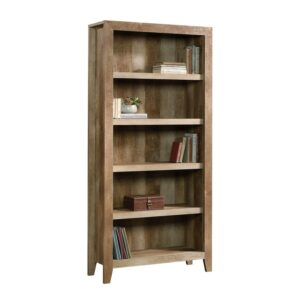 Sauder Dakota Pass 5-Shelf Bookcase, Craftsman Oak Finish