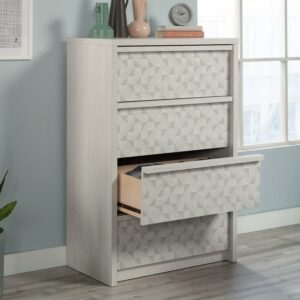 Sauder Harvey Park 4-Drawer Chest, Glacier Oak Finish
