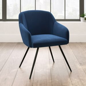 Sauder Harvey Park Occasional Chair, Dark Blue Finish