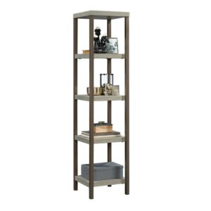 Sauder Manhattan Gate Tower Etagere, Mystic Oak Finish