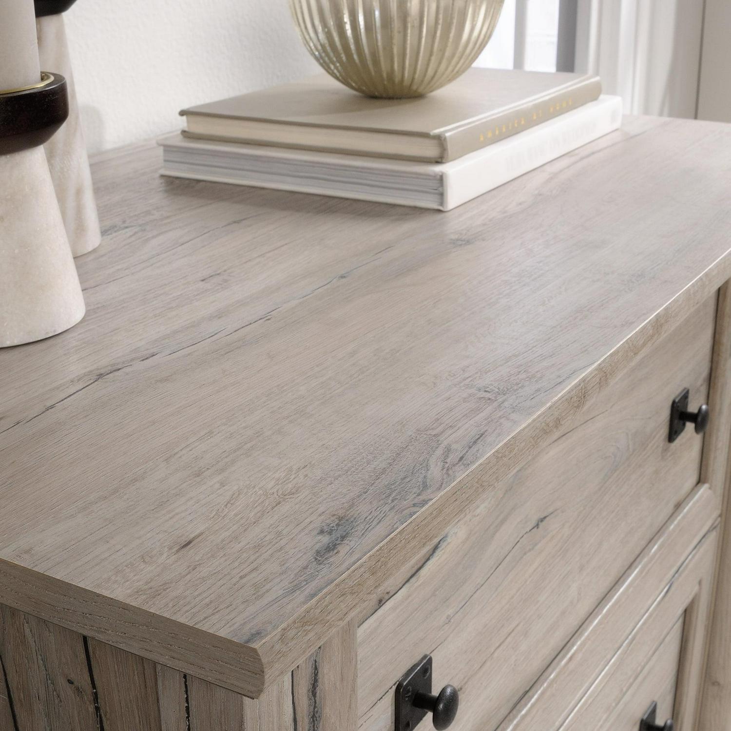 Sauder Palladia 2-Drawer Lateral File Cabinet, Split Oak Finish - Image 9