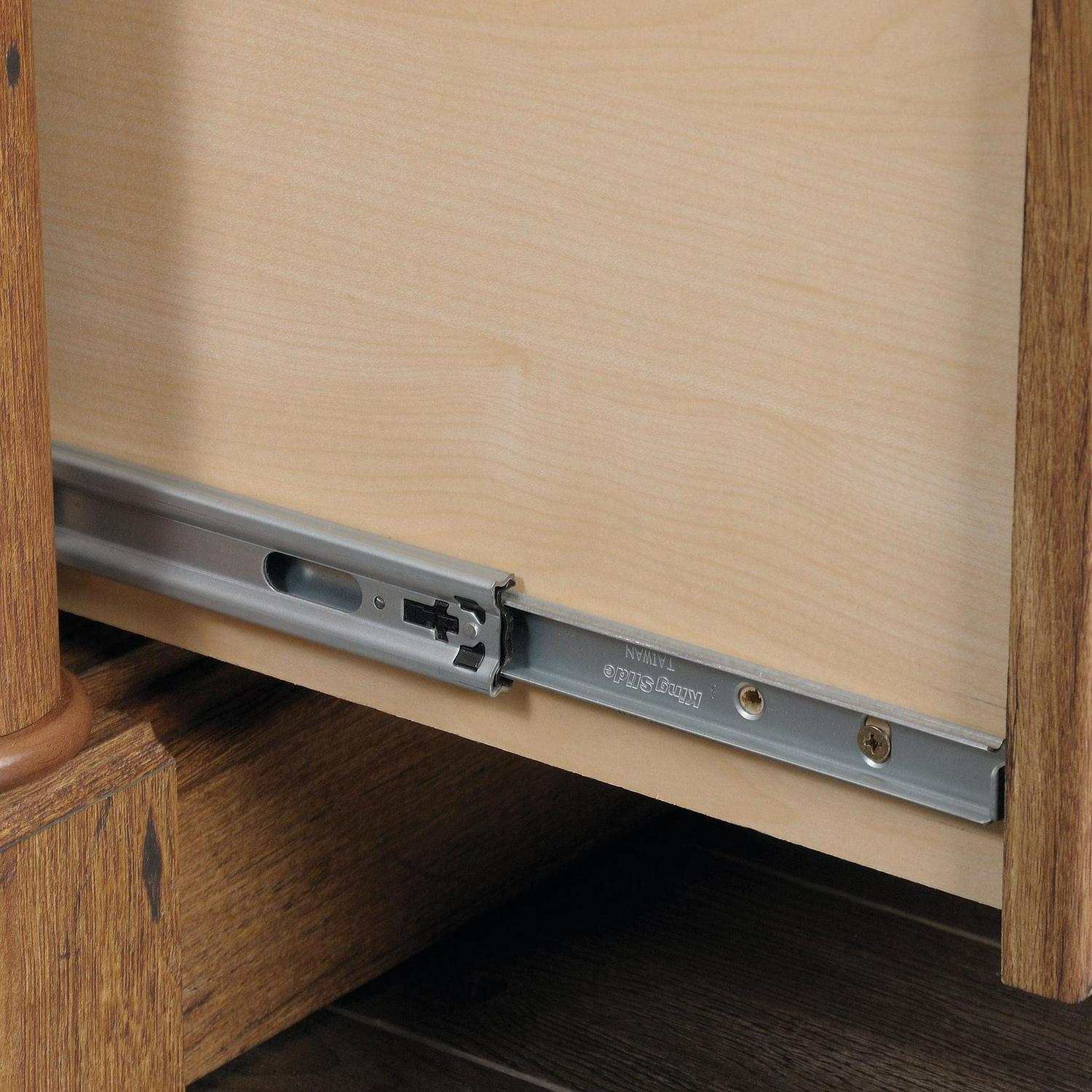 Sauder Palladia 2-Drawer Lateral File Cabinet, Vintage Oak Finish - Image 2