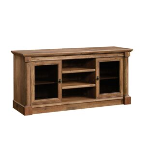 Sauder Palladia TV Stand, for TVs up to 60", Vintage Oak Finish