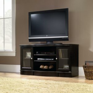 Sauder Regency Panel TV Stand, for TVs up to 50", Estate Black Finish