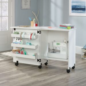 Sauder Sewing Cart, White Finish