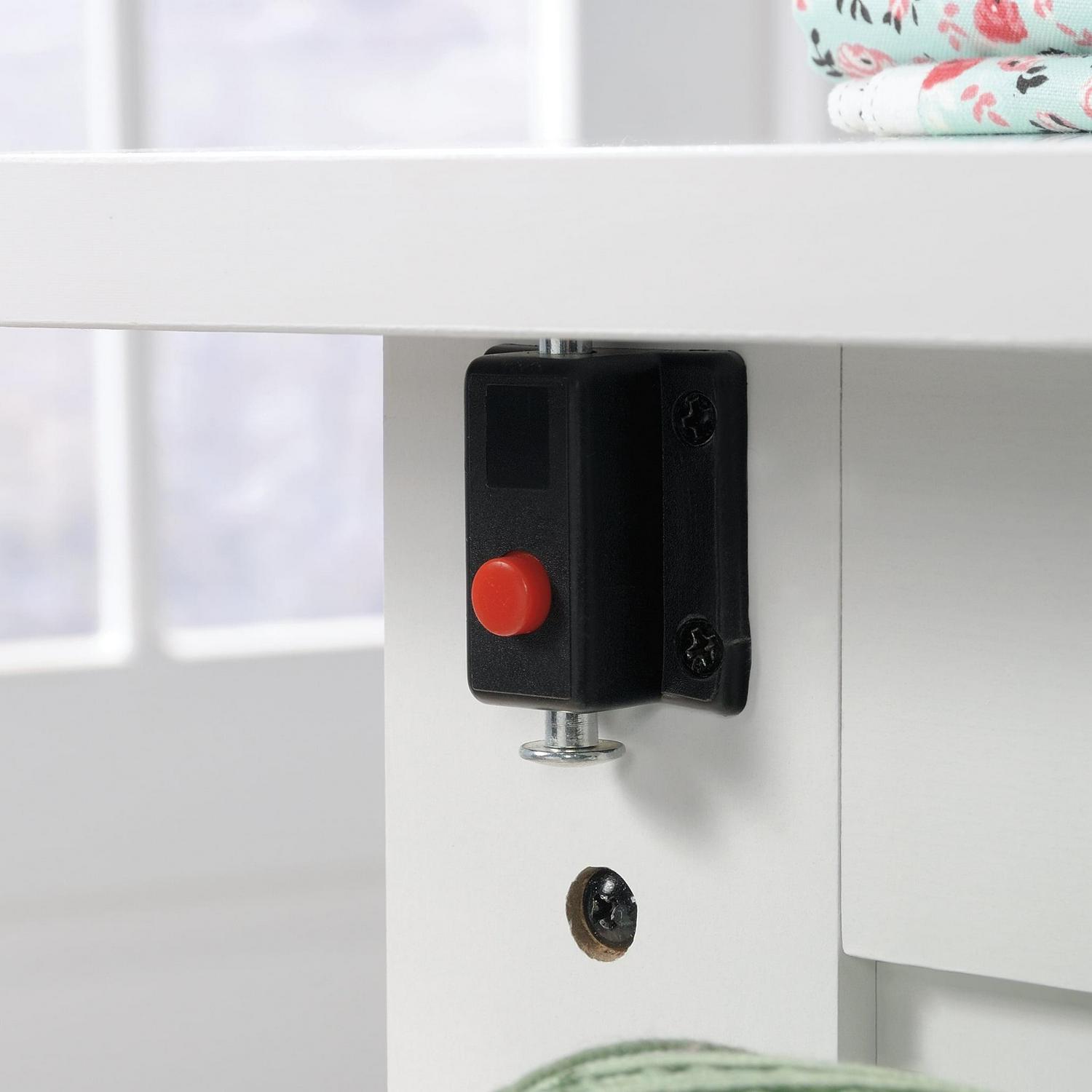 Sauder Sewing Cart, White Finish - Image 9