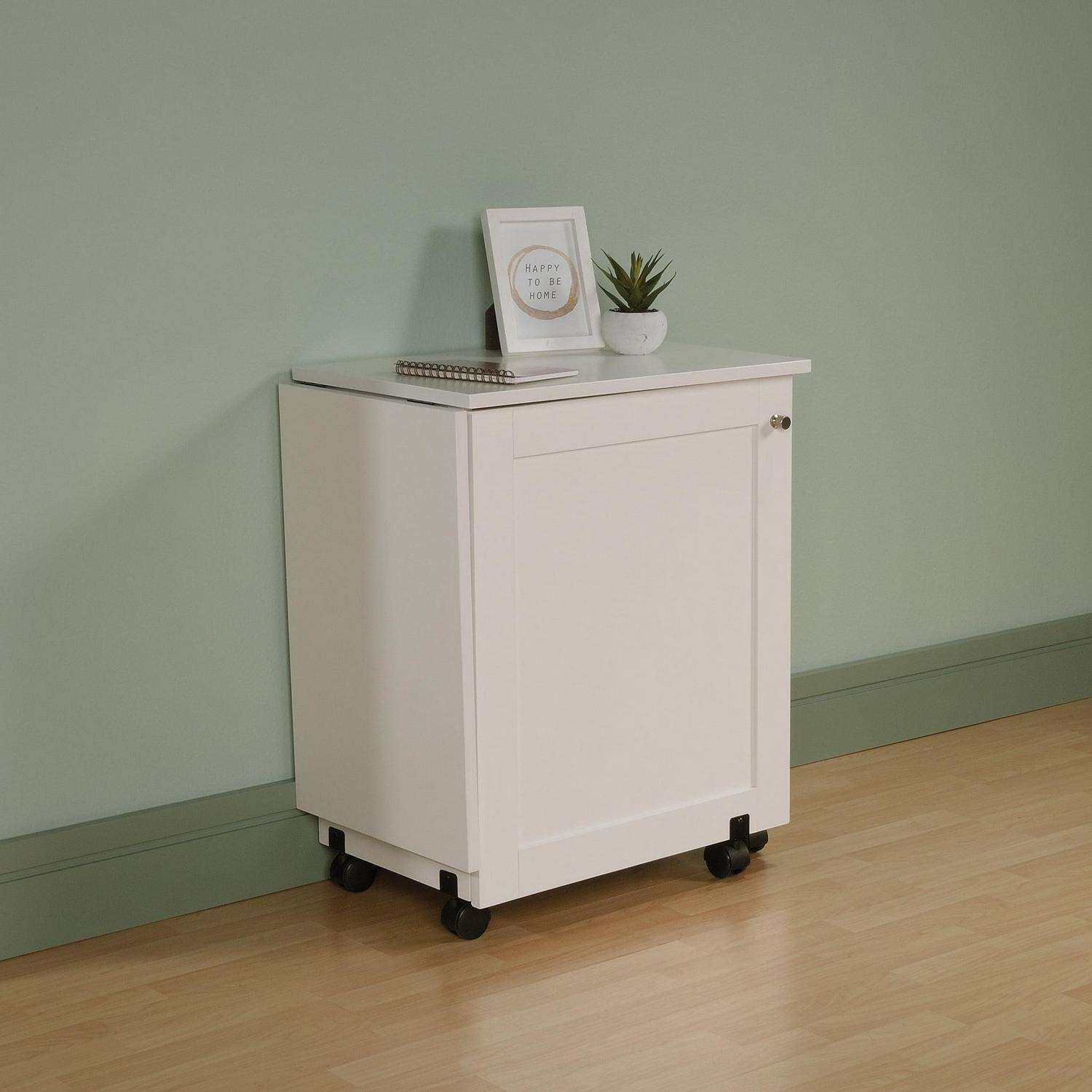 Sauder Sewing Cart, White Finish - Image 3