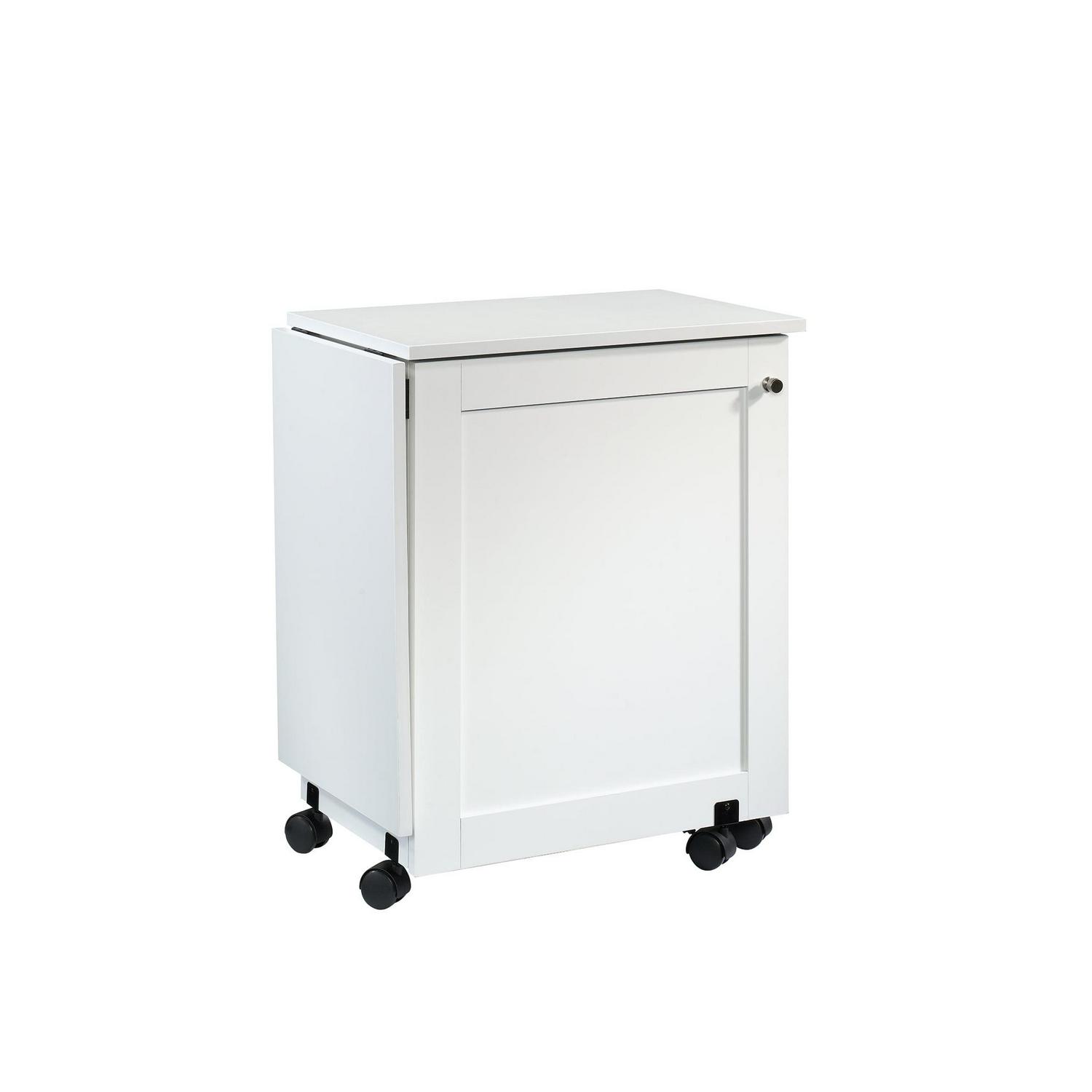 Sauder Sewing Cart, White Finish - Image 7