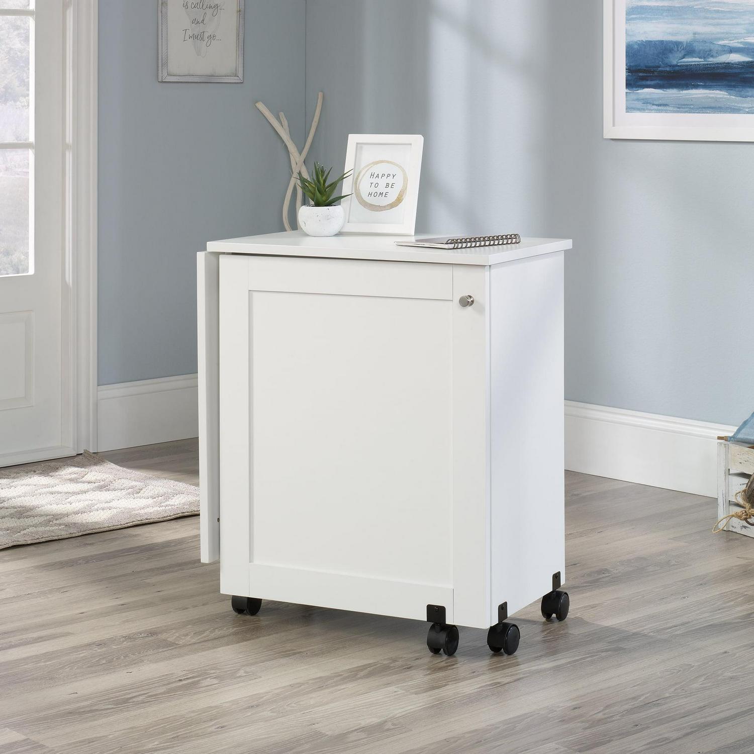 Sauder Sewing Cart, White Finish - Image 12