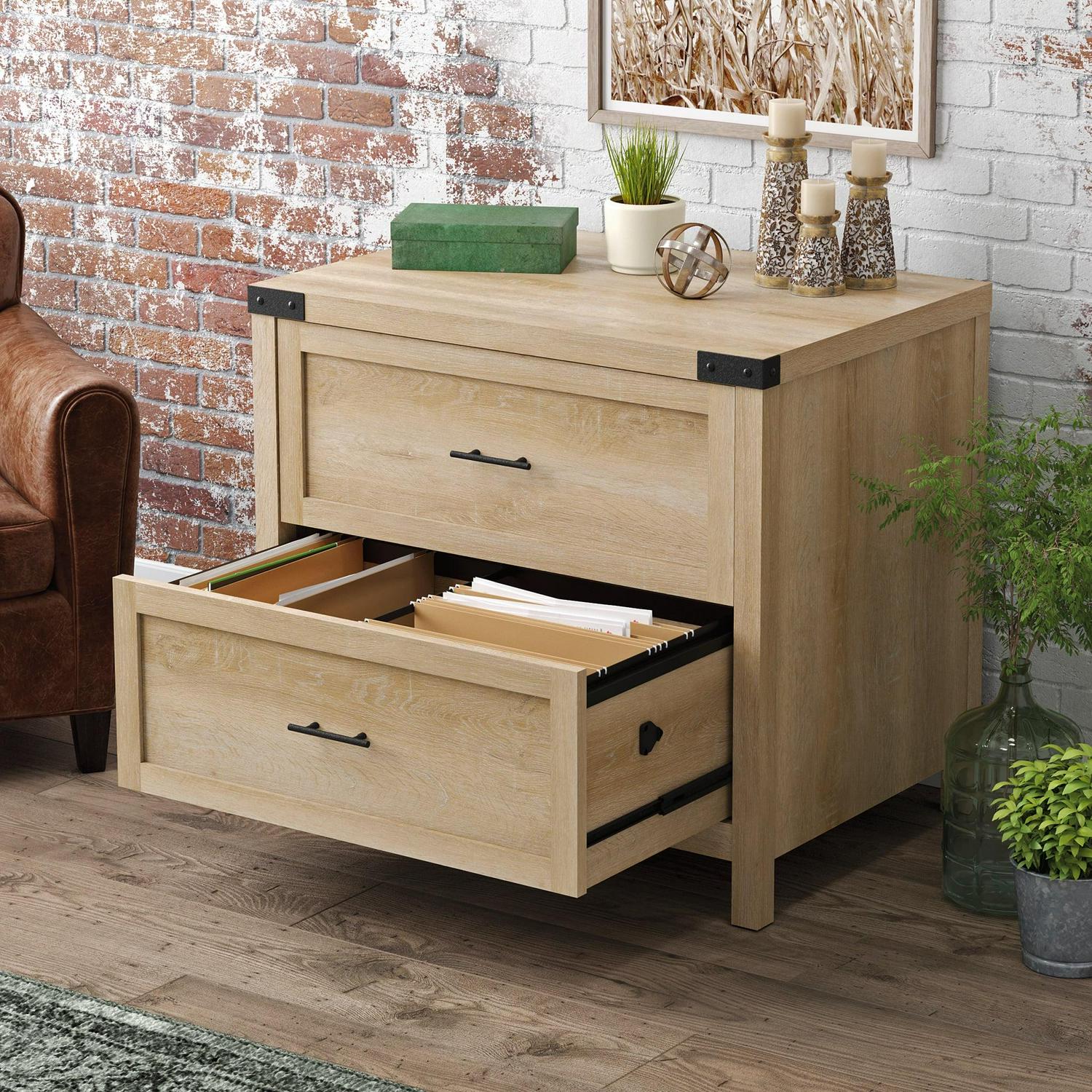 Sauder Saddler Way Lateral File, Orchard Oak Finish - Image 7