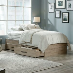 Sauder Summit Station Mate's Bed, Laurel Oak Finish