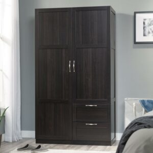 Sauder Select Storage Cabinet, Cinnamon Cherry Finish