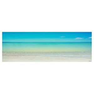 Scenic Beach by Parvez Taj Painting Print on Wrapped Canvas