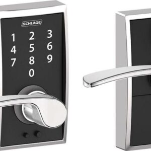 Schlage Fe695-Cen-Mer Century Touch Entry Leverset - Chrome