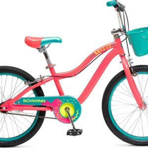 Schwinn 20-in. Breeze Girls Kids Bike with Basket, Pink