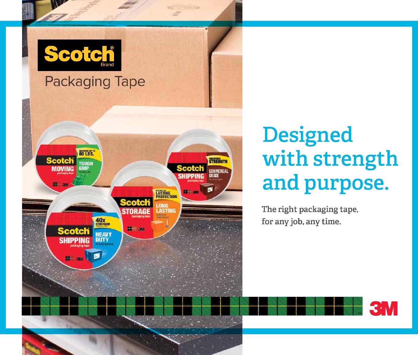 Scotch Heavy Duty Shipping/Packaging Tape, 16 Rolls, Value Pack - Image 7