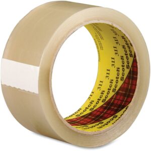 Scotch, MMM31148X100, 311 Box Sealing Tape, 36 / Carton, Tan,Transparent