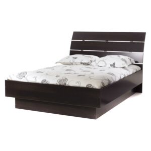 Tvilum Scottsdale Queen Bed with Slats for Adults, Coffee