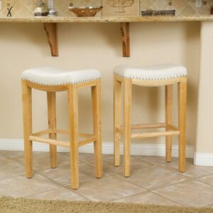 Scrogs 30 in. Bar Stool with Cushion - Set of 2