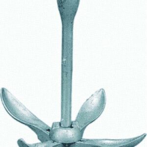 SeaDog 318009 Galvanized Folding 18" Anchor, 1/2" Diameter, 10' to 13' Chain Length, Fits 5' to 18' Boats