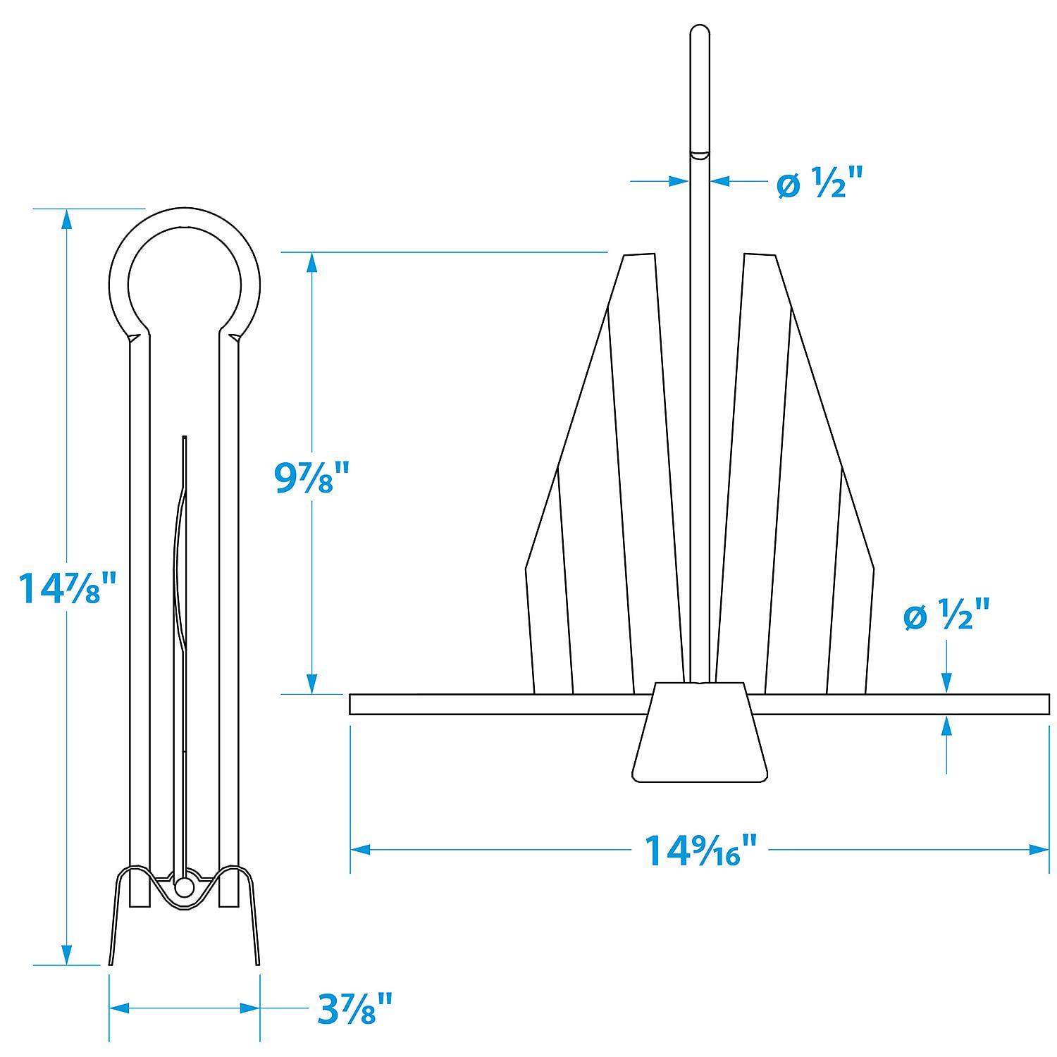 Seachoice 13 lb Utility Anchor Kit - Image 2