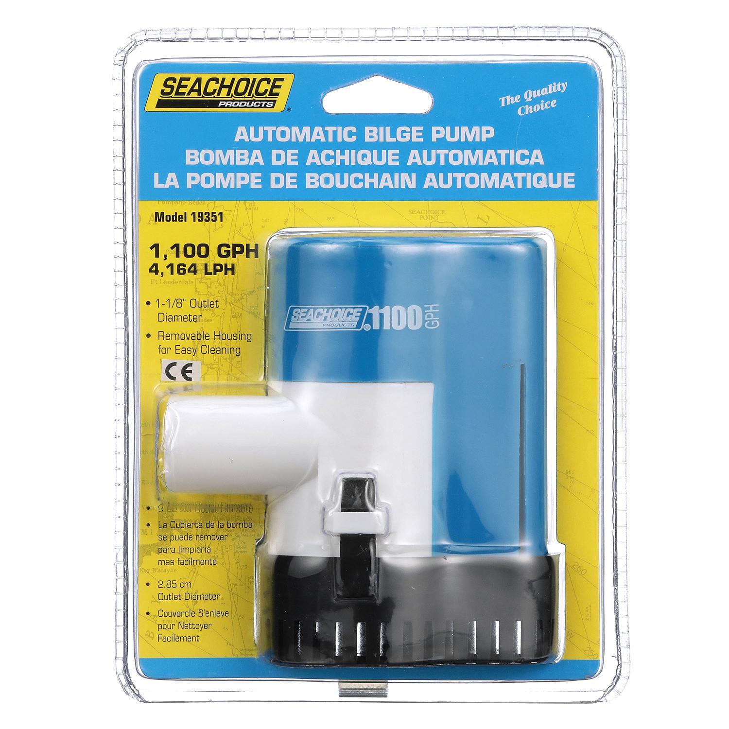 Seachoice 8065354 12V 1100 GPH Automatic Bilge Pump - Image 3