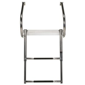 Seachoice Universal Swim Platform w/ Top-Mount Telescoping Ladder, 2 Step Ladder, Inboard/Outboard
