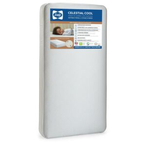 Sealy Celestial Cool 2-Stage Crib Mattress and Toddler Mattress, Cooling Copper Foam