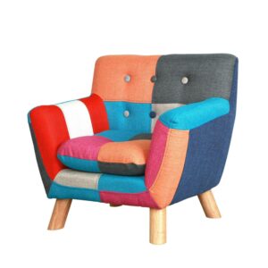 Second Story Home Jacey Kids Chair, Patchwork