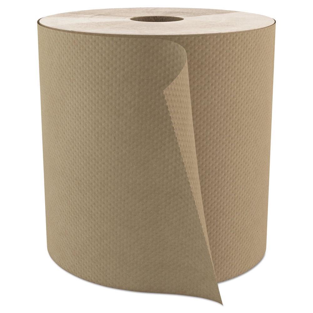 Select Roll Paper Towels, 1-Ply, 7.9 X 800 Ft, Natural, 6/carton | Bundle of 5