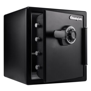 SentrySafe SFW123CS Fire-Resistant Safe and Waterproof Safe with Dial Combination Lock, 1.23 Cu. ft.