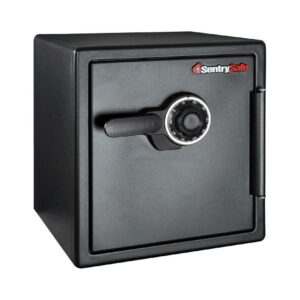 SentrySafe SFW123CTB Fire and Water-Resistant Safe with Dial Lock, 1.23 Cu. ft.