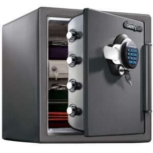 SentrySafe SFW123GDC Fire-Resistant Safe and Water-Resistant Safe with Digital Keypad 1.23 Cu. ft.