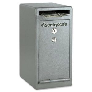 SentrySafe Under Counter Drop Slot Business Safe with Key Lock, UC-039K