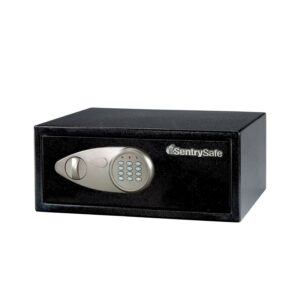 SentrySafe X075 Home Safe With Digital Keypad Lock, 0.78 Cu. Ft., Black