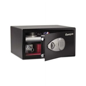 Sentry Electronic Lock Security Safe, 1 Cu Ft, 16.94w X 14.56d X 8.88h, Black