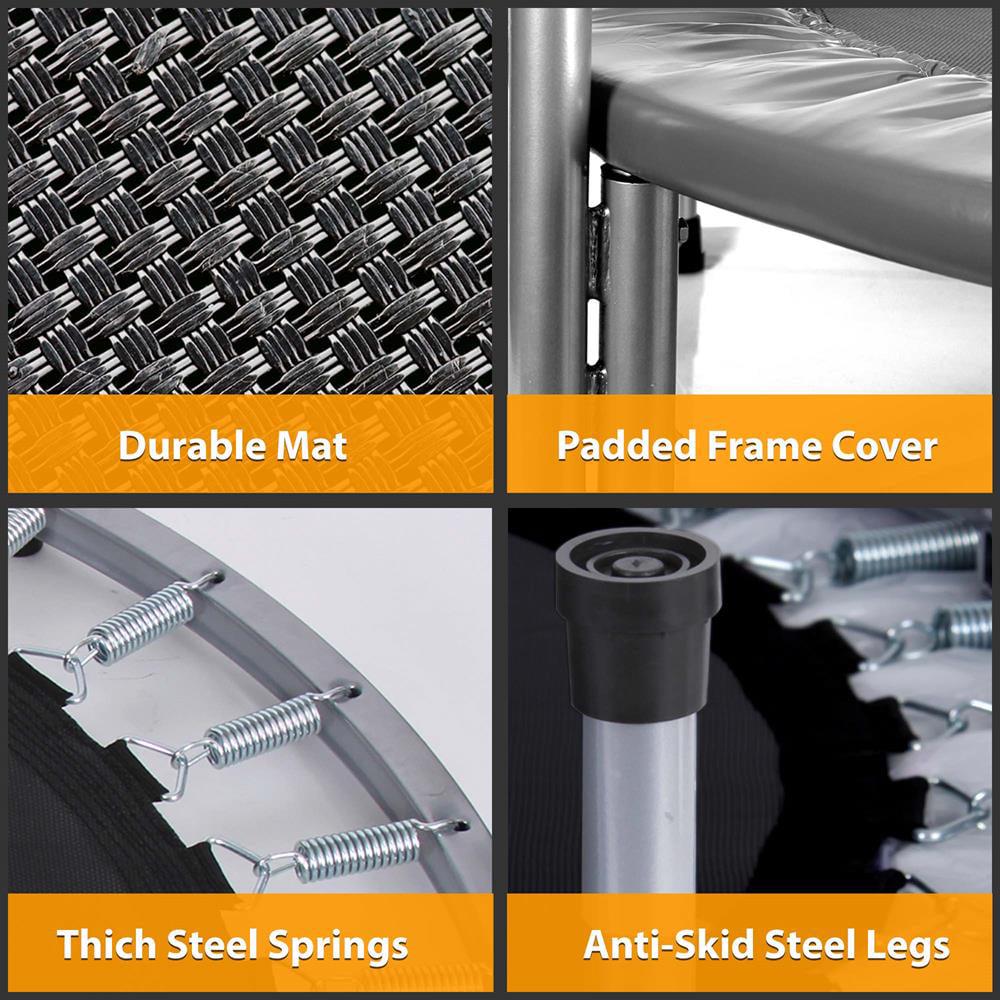 SereneLife 40 Inch Portable Pro Aerobics Jumping Sports Trampoline, Adult Size - Image 6