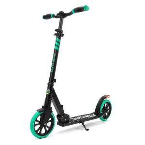 SereneLife Foldable Kick Scooter - Stand Kick Scooter for Teens and Adults with Rubber Grip at Tip