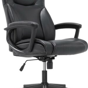 Serta 24.25 in. Executive Chair with Swivel & Lumbar Support, 250 lb. Capacity, Black